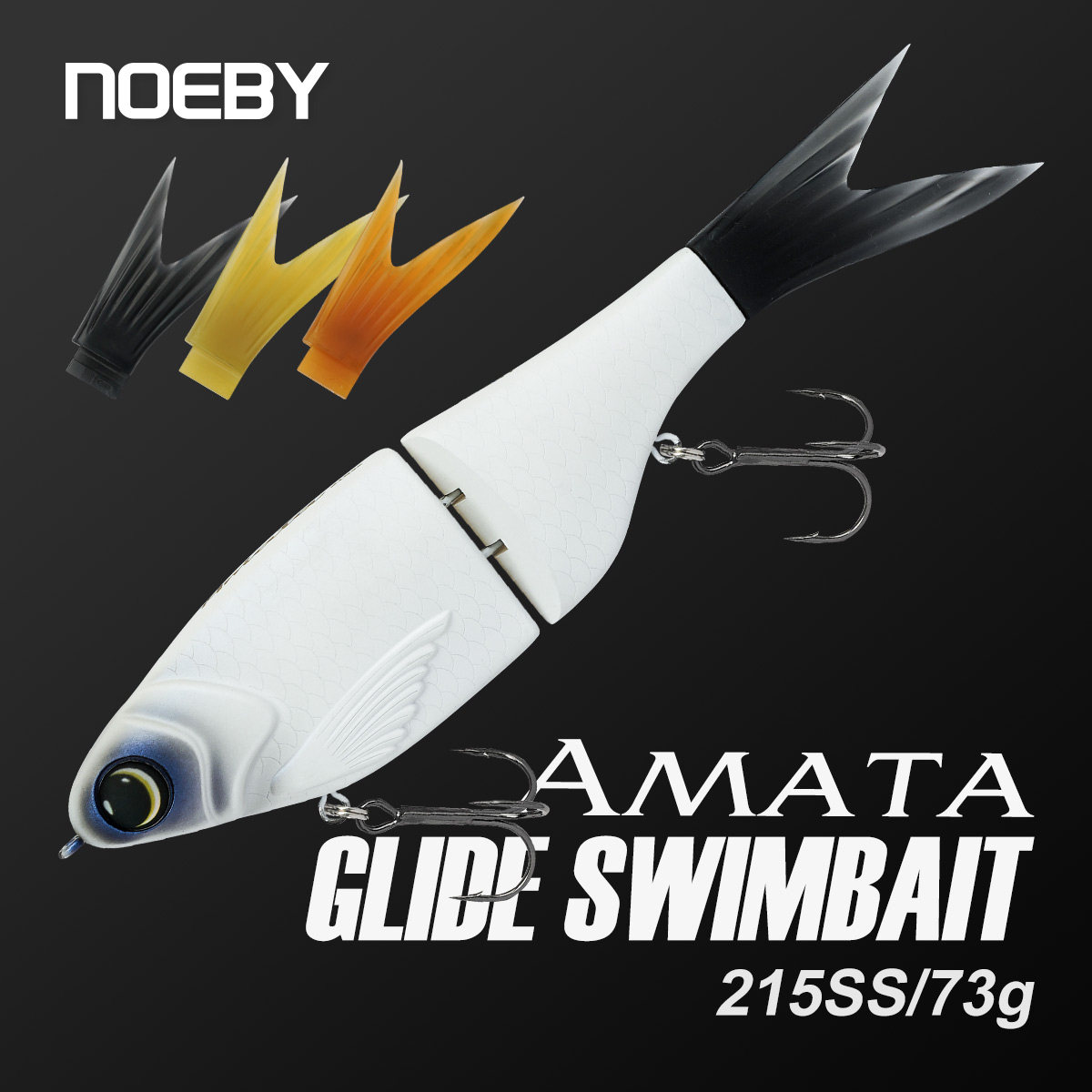 Fishing Lure Spinnerbait - Noeby 215 مللي متر 73gAmata الإنزلاق