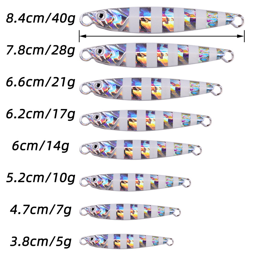 10 قطعة طعم صيد معدن 7 جرام 10 - مراجعة Fishing Lure Spoon وسعره