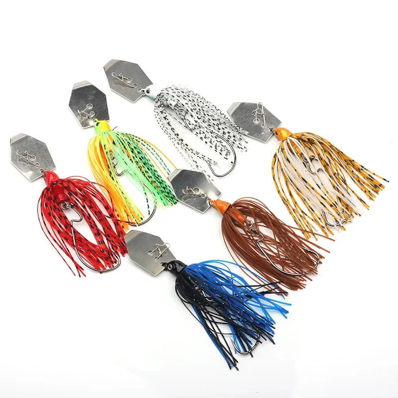 6 قطعة/المجموعة Chatterbait ال - مراجعة Fishing Lure Spinnerbait وسعره