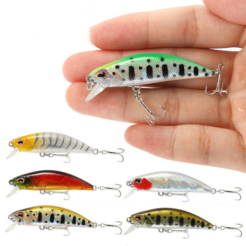صغيرة غرق أسماك Wobblers الصيد - مراجعة Fishing Lure Crankbait وسعره